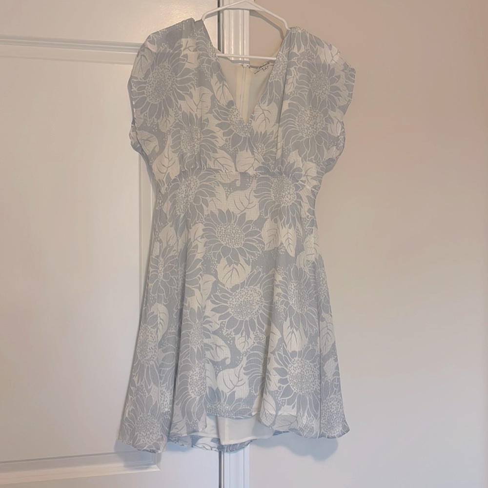 Madewell flower silky dress